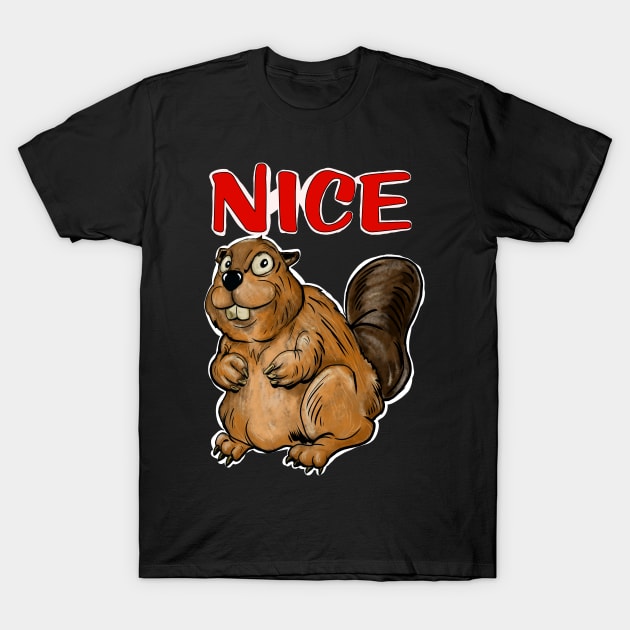 A Valentines Day Beaver T-Shirt by silentrob668